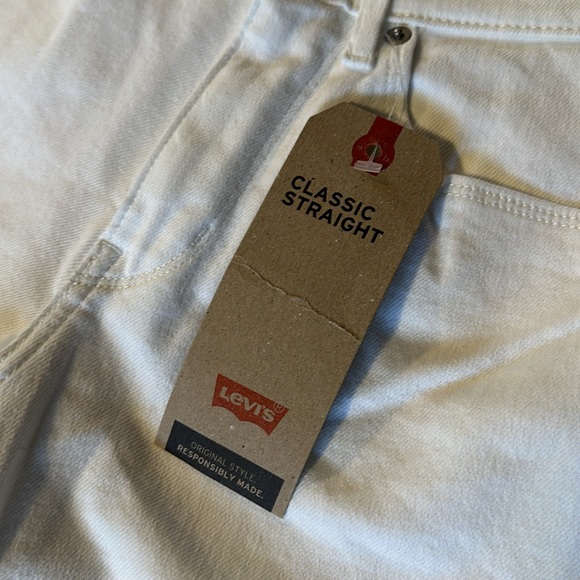 Levi’s Classic Straight Jeans Sz 4 Medium 27x30 - Picture 4 of 6